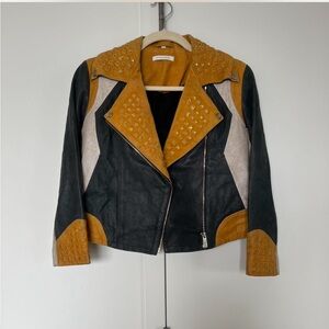 RARE Faith Connexion Distressed Motorcycle Jacket